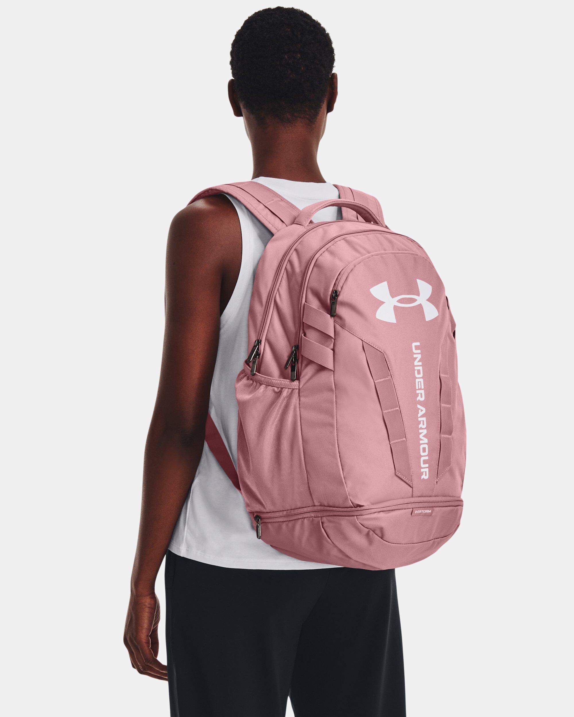 Grey and pink under armour backpack clearance