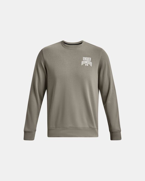 Men's UA Rival Terry Graphic Crew image number 4