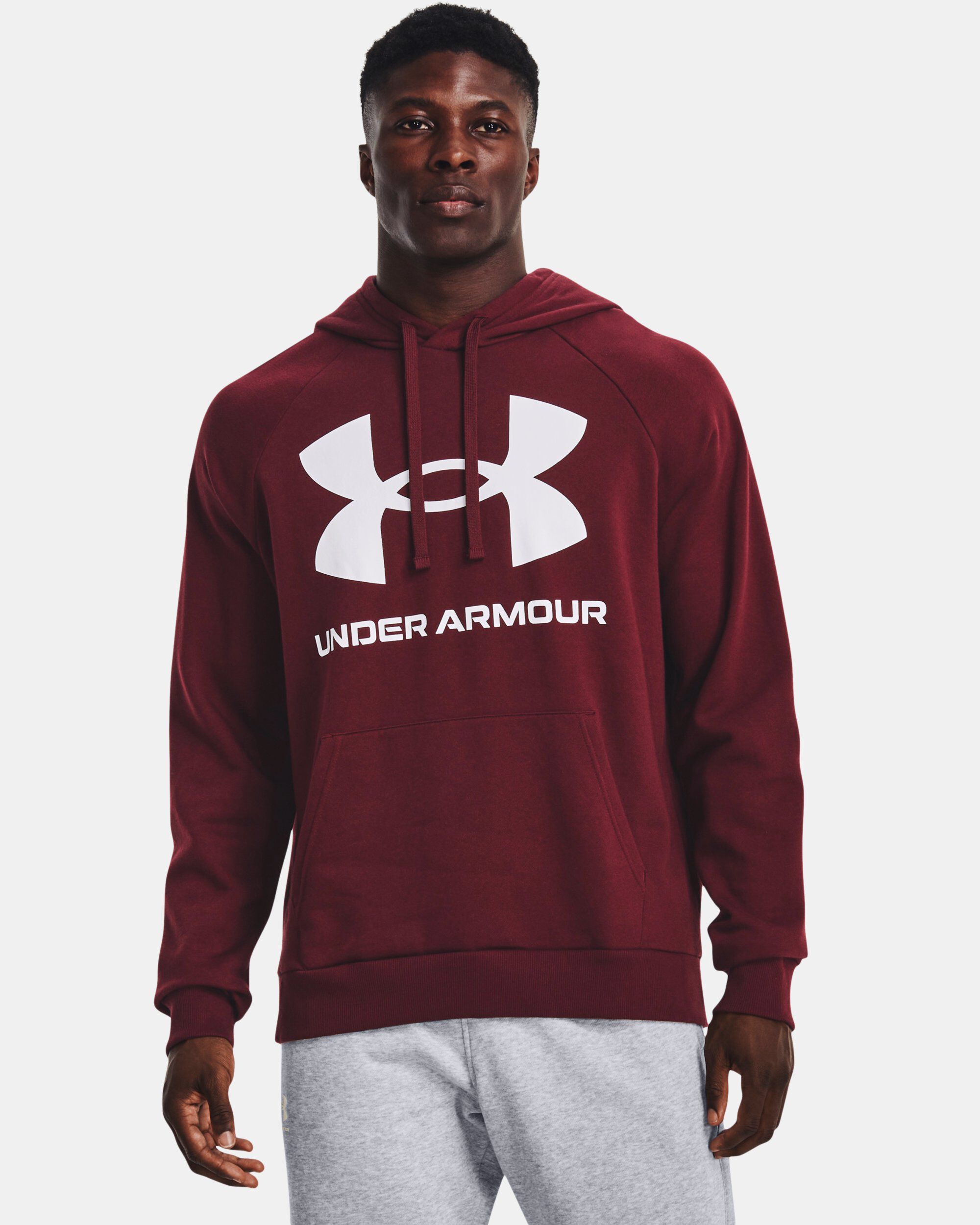 Under Armour Men s UA Rival Fleece Big Logo Hoodie Red in Dubai UAE