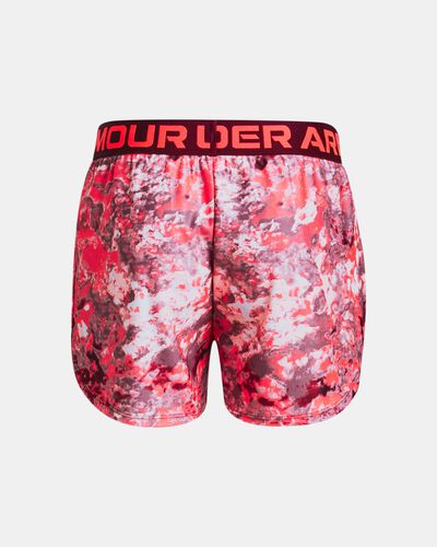 Girls' UA Play Up Printed Shorts