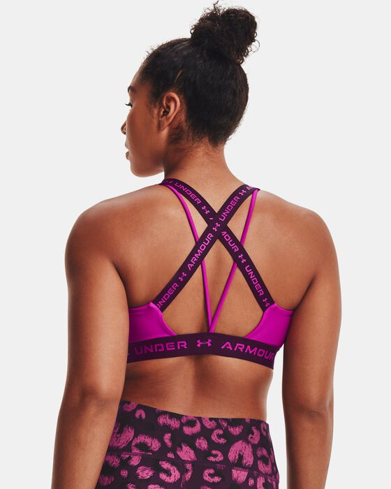 Women's UA Crossback Low Sports Bra image number 6