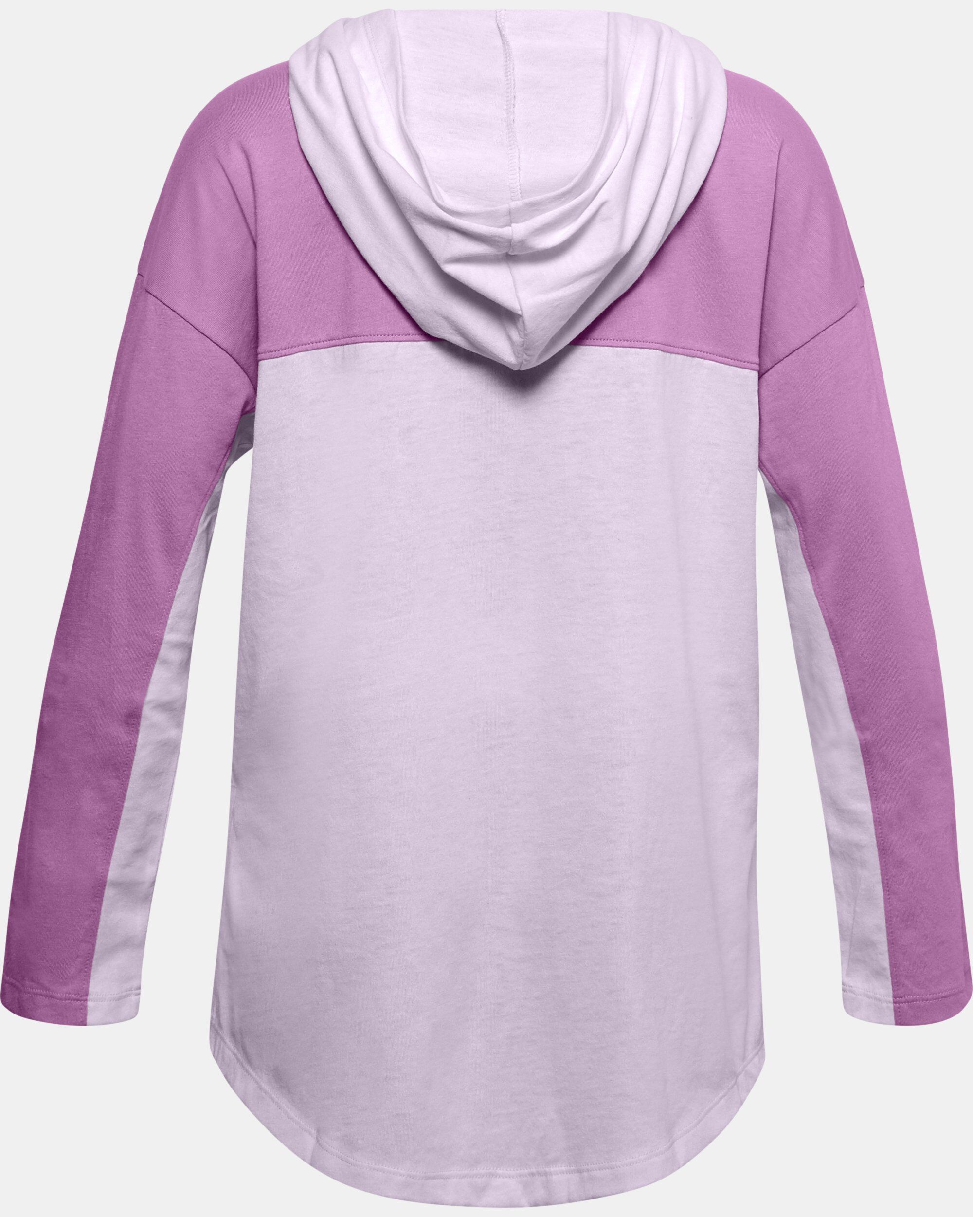 Pale purple hoodie top