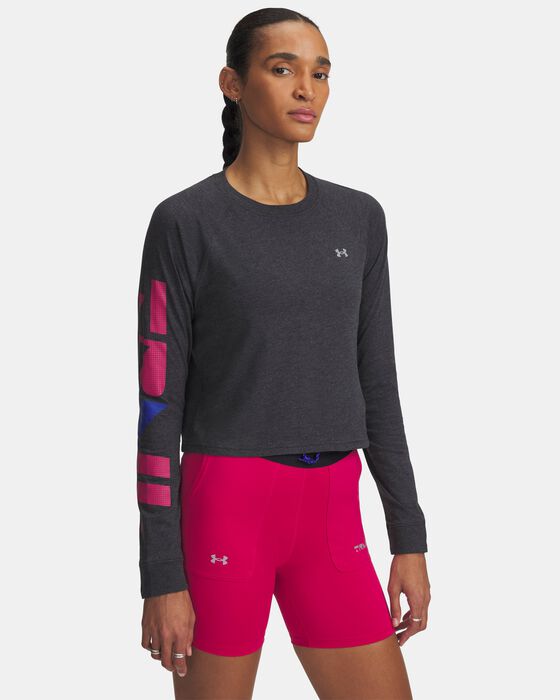 Women's UA Trail Run Graphic Long Sleeve image number 0
