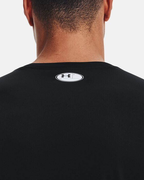 Men's HeatGear® Armour Fitted Long Sleeve image number 3