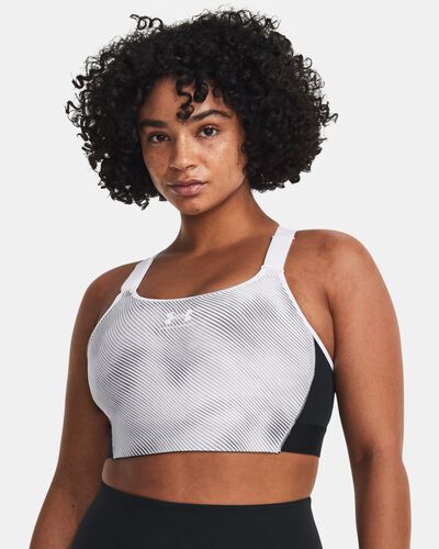 Women's HeatGearÂ® Armour High Printed Sports Bra