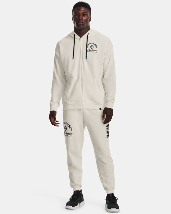 Men's Project Rock Heavyweight Terry Full-Zip image number 2