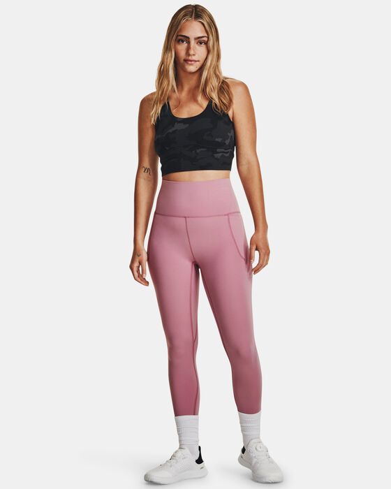 Women's UA Meridian Fitted Printed Crop Tank Women's UA Meridian Fitted Printed Crop Tank image number 2