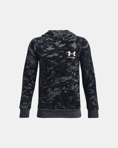 Boys' UA Rival Fleece ABC Camo Hoodie