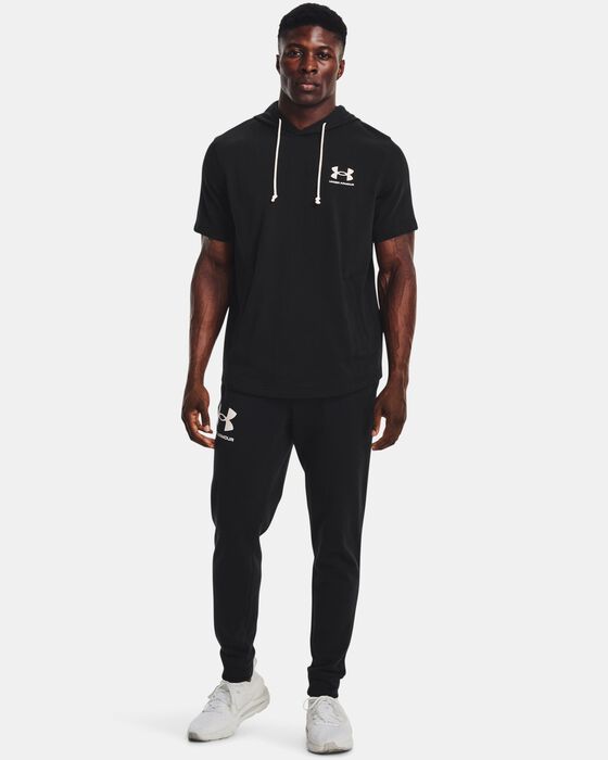 Men's UA Rival Terry Short Sleeve Hoodie Men's UA Rival Terry Short Sleeve Hoodie image number 2