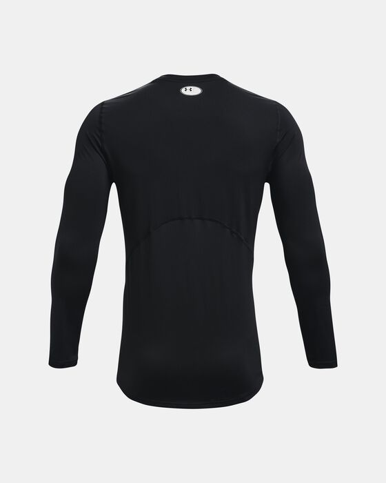 Men's HeatGear® Armour Fitted Long Sleeve image number 5