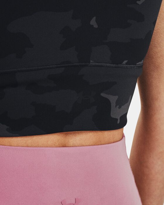 Women's UA Meridian Fitted Printed Crop Tank Women's UA Meridian Fitted Printed Crop Tank image number 3
