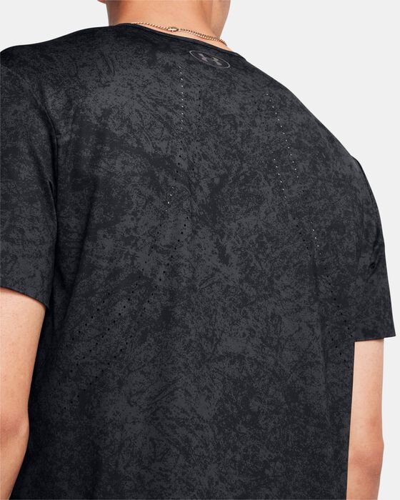Men's UA Vanish Elite Vent Printed Short Sleeve image number 3
