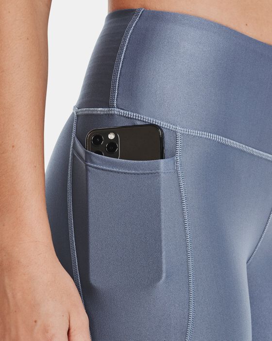 Women's HeatGear® Armour No-Slip Waistband Ankle Leggings image number 3