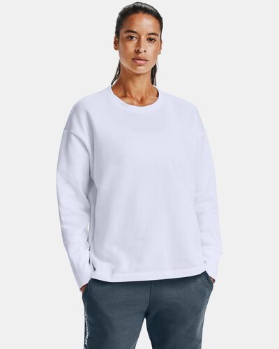 Women's UA Rival Fleece Embroidered Crew