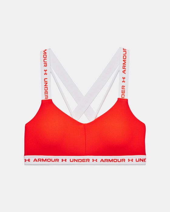 Women's UA Crossback Low Sports Bra image number 8