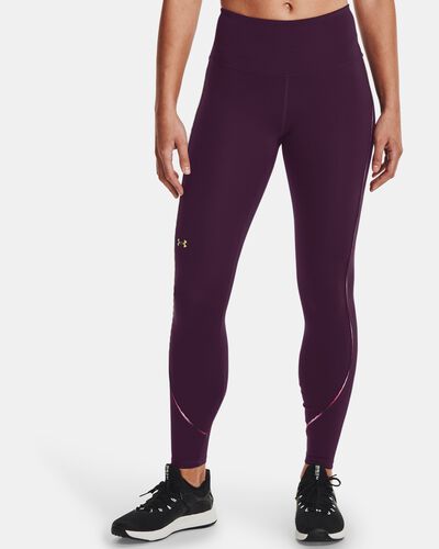 Women's UA RUSH™ No-Slip Waistband Scallop Full-Length Leggings