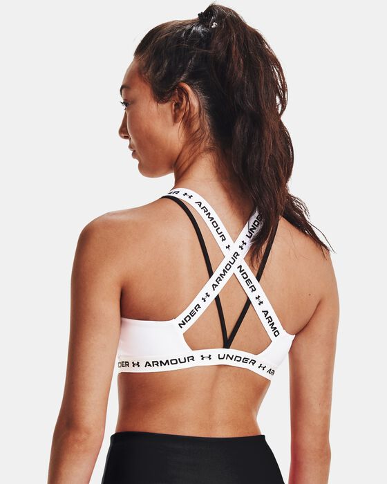 Women's UA Crossback Low Sports Bra image number 1