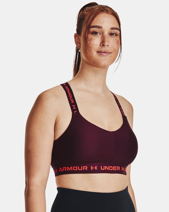 Women's UA Crossback Low Sports Bra image number 3