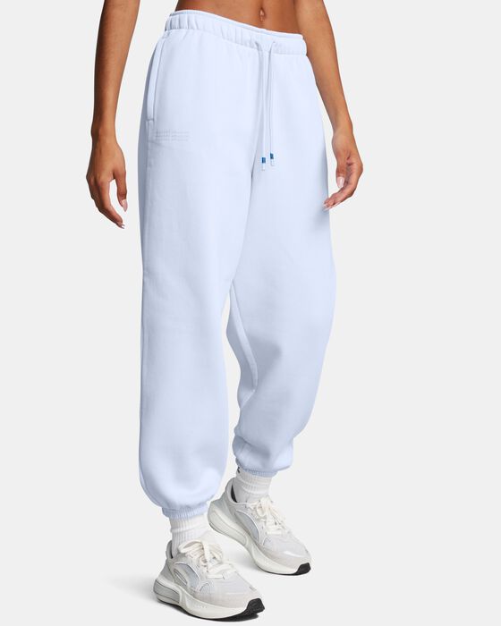 Women's UA Icon Fleece Oversized Wordmark Pants image number 0