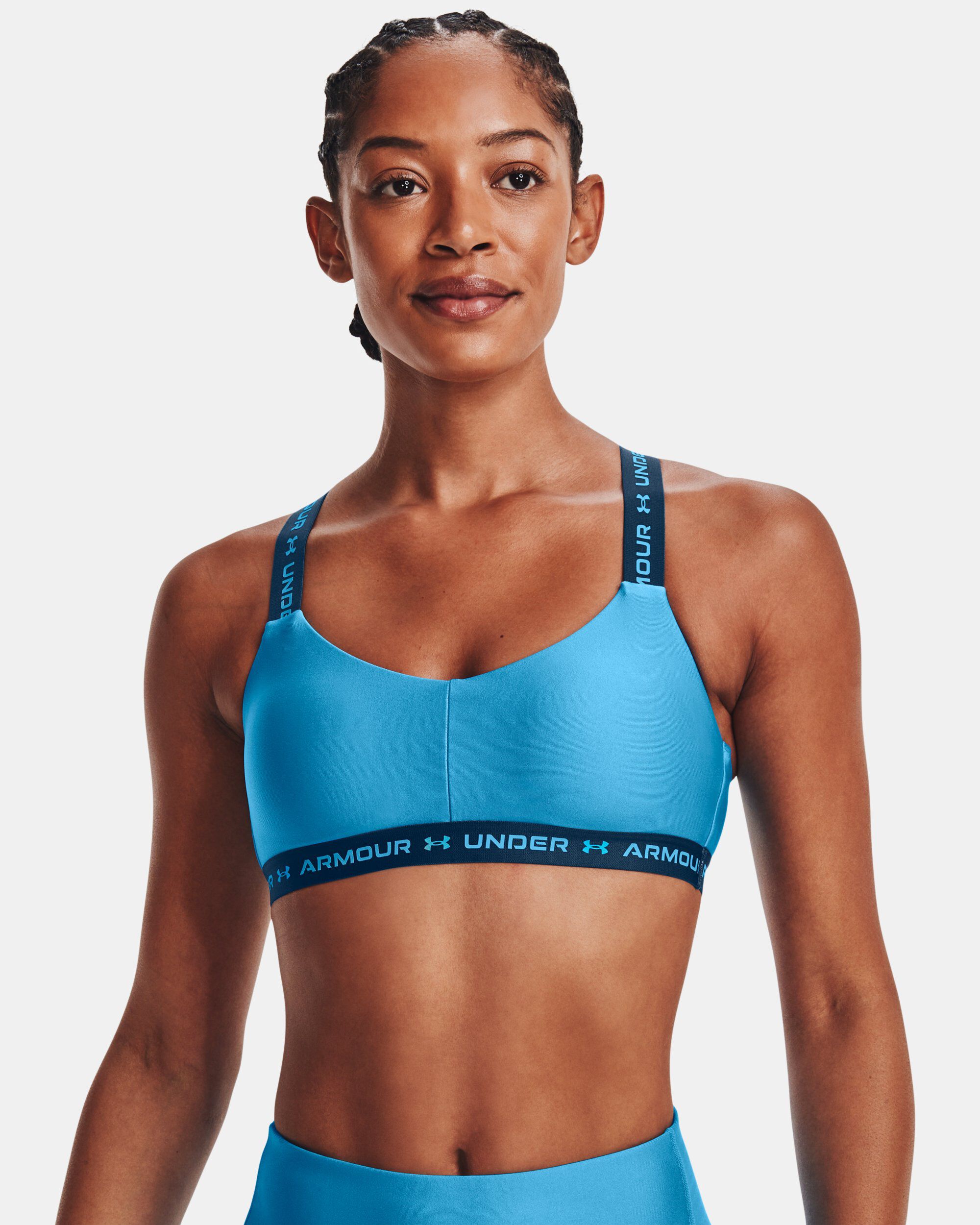 Under Armour Women's UA Crossback Low Sports Bra Blue in Dubai, UAE