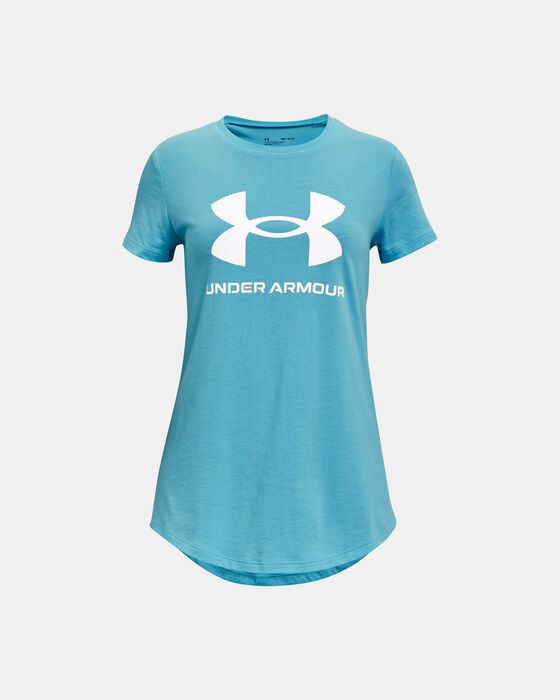 Girls' UA Sportstyle Graphic Short Sleeve image number 0