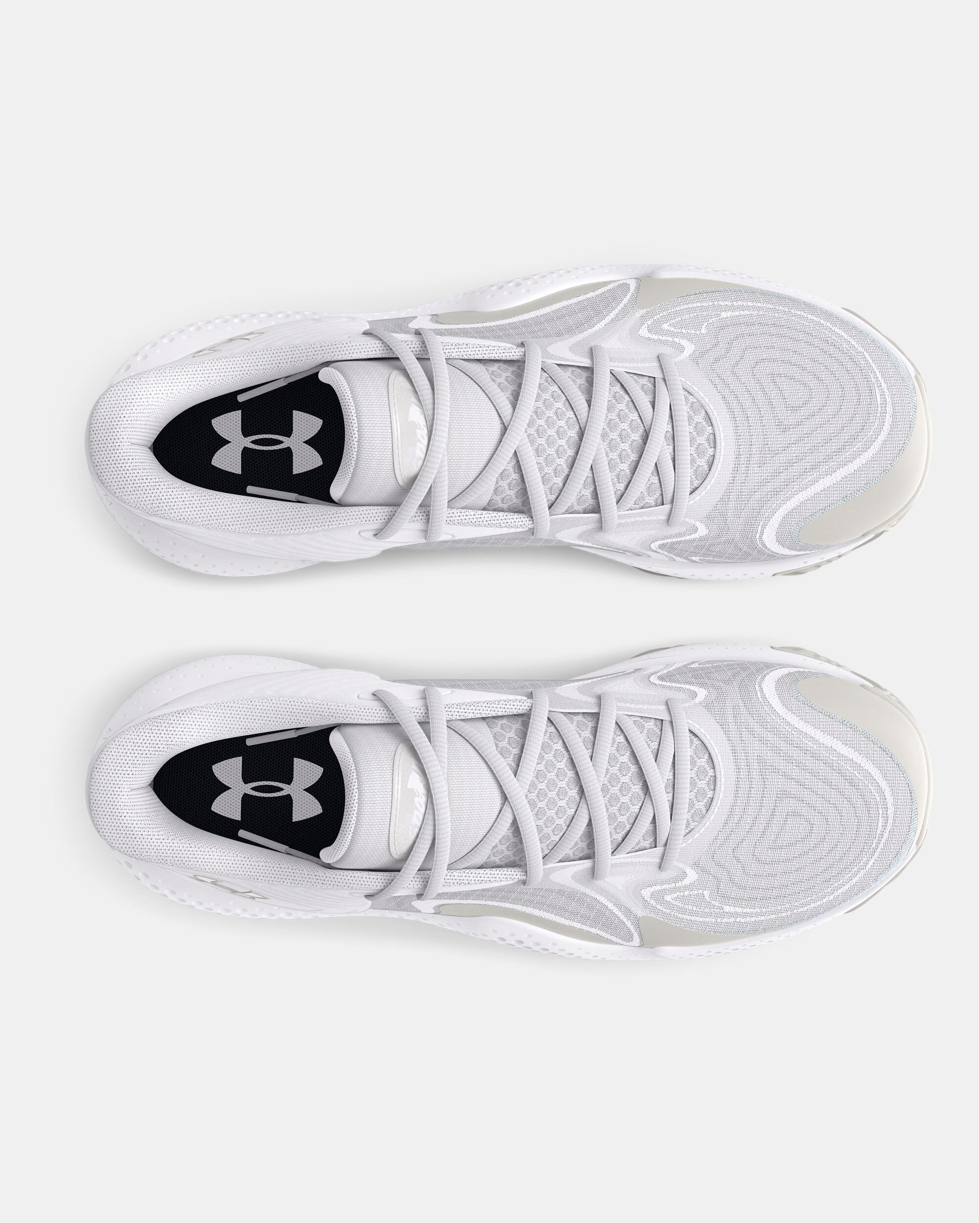 under armour all white basketball shoes