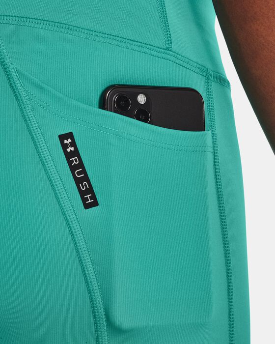 Women's UA RUSH™ No-Slip Waistband Full-Length Leggings image number 3