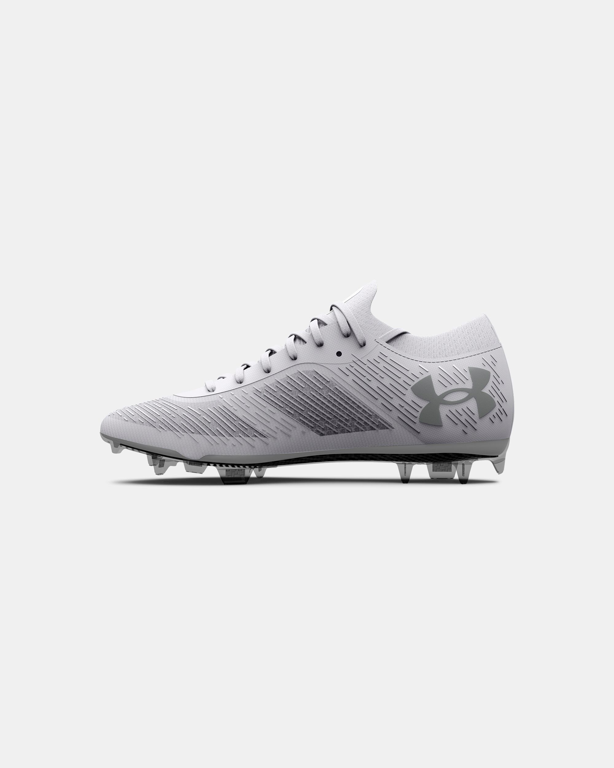 Under armour white soccer cleats hot sale