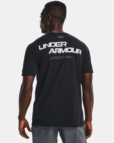 Men's UA ABC Camo Fill Wordmark Short Sleeve