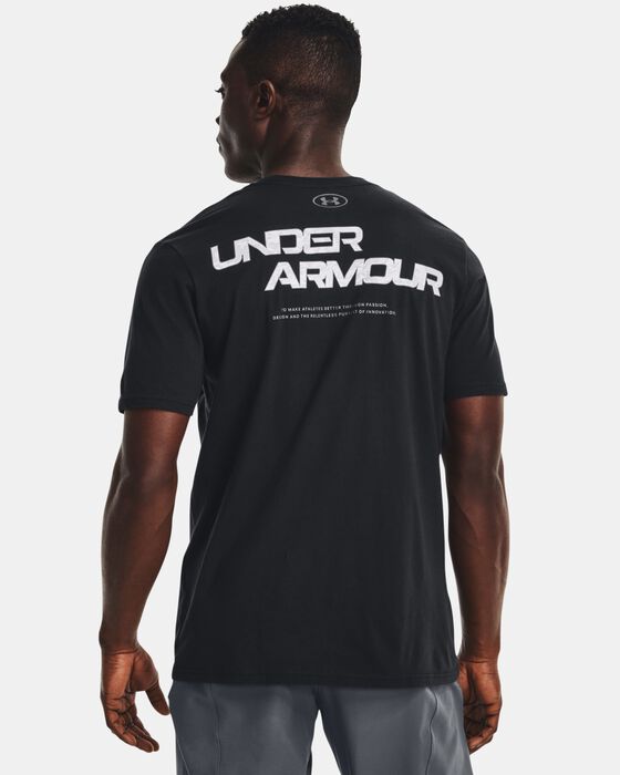 Men's UA ABC Camo Fill Wordmark Short Sleeve image number 1