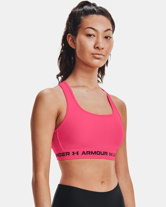 Women's Armour® Mid Crossback Sports Bra image number 0