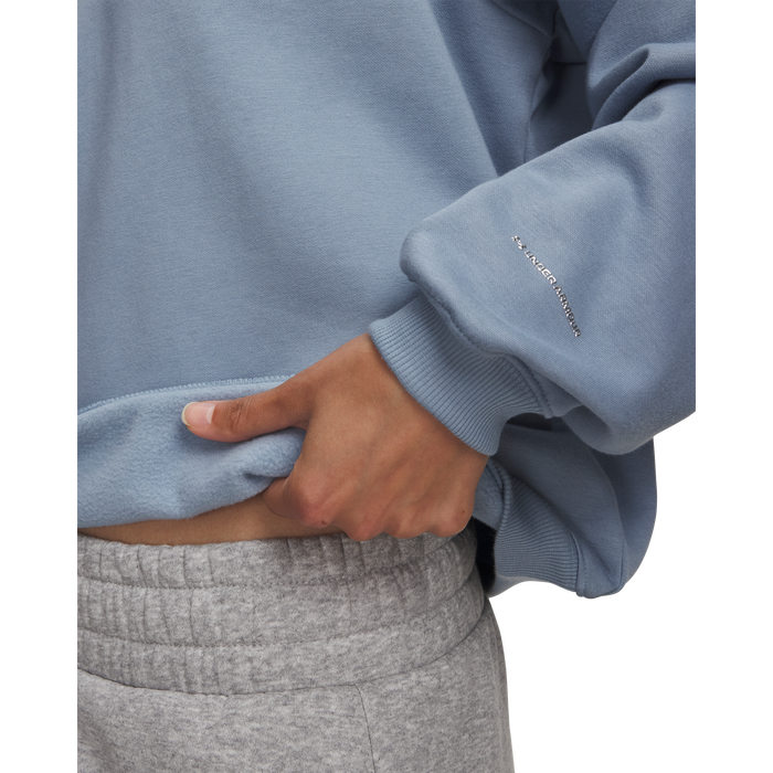 UA Icon Fleece Wordmark Mock Neck image number 1