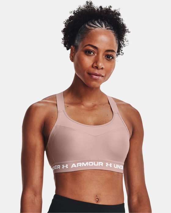 Women's Armour® High Crossback Sports Bra image number 0