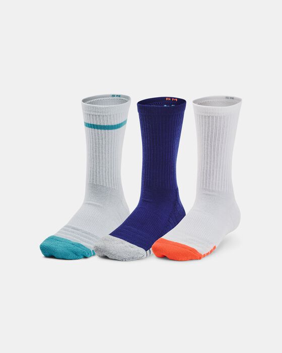 Kids' HeatGear® 3-Pack Crew Socks image number 0