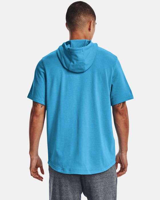 Men's UA Rival Terry Short Sleeve Hoodie image number 1