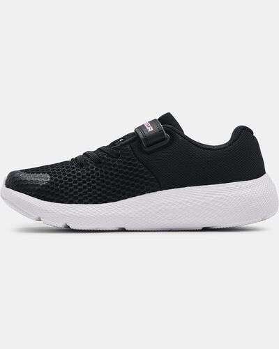 Girls' Pre-School UA Pursuit 2 AC Big Logo Running Shoes