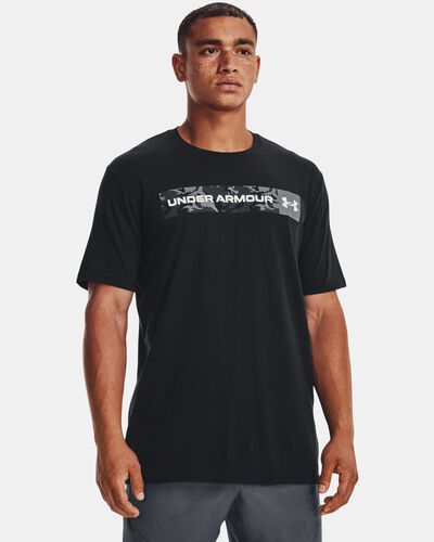 Men's UA Camo Chest Stripe Short Sleeve