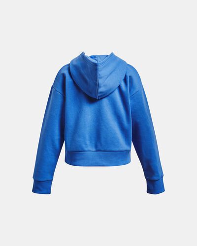 Girls' UA Rival Fleece Crop Hoodie