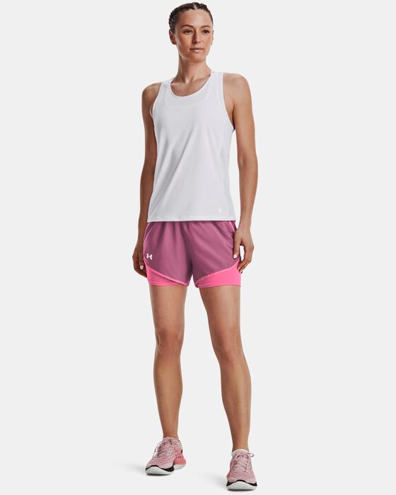 Women's UA Fly-By 2.0 2-in-1 Shorts image number 2