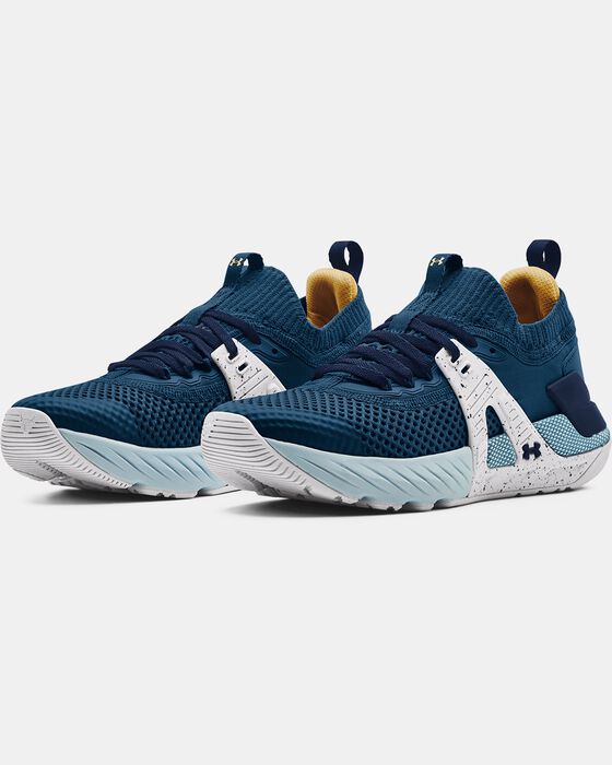 Grade School UA Project Rock 4 Training Shoes image number 3