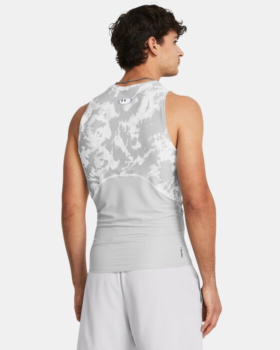 Men's HeatGear® Iso-Chill Printed Tank image number 1