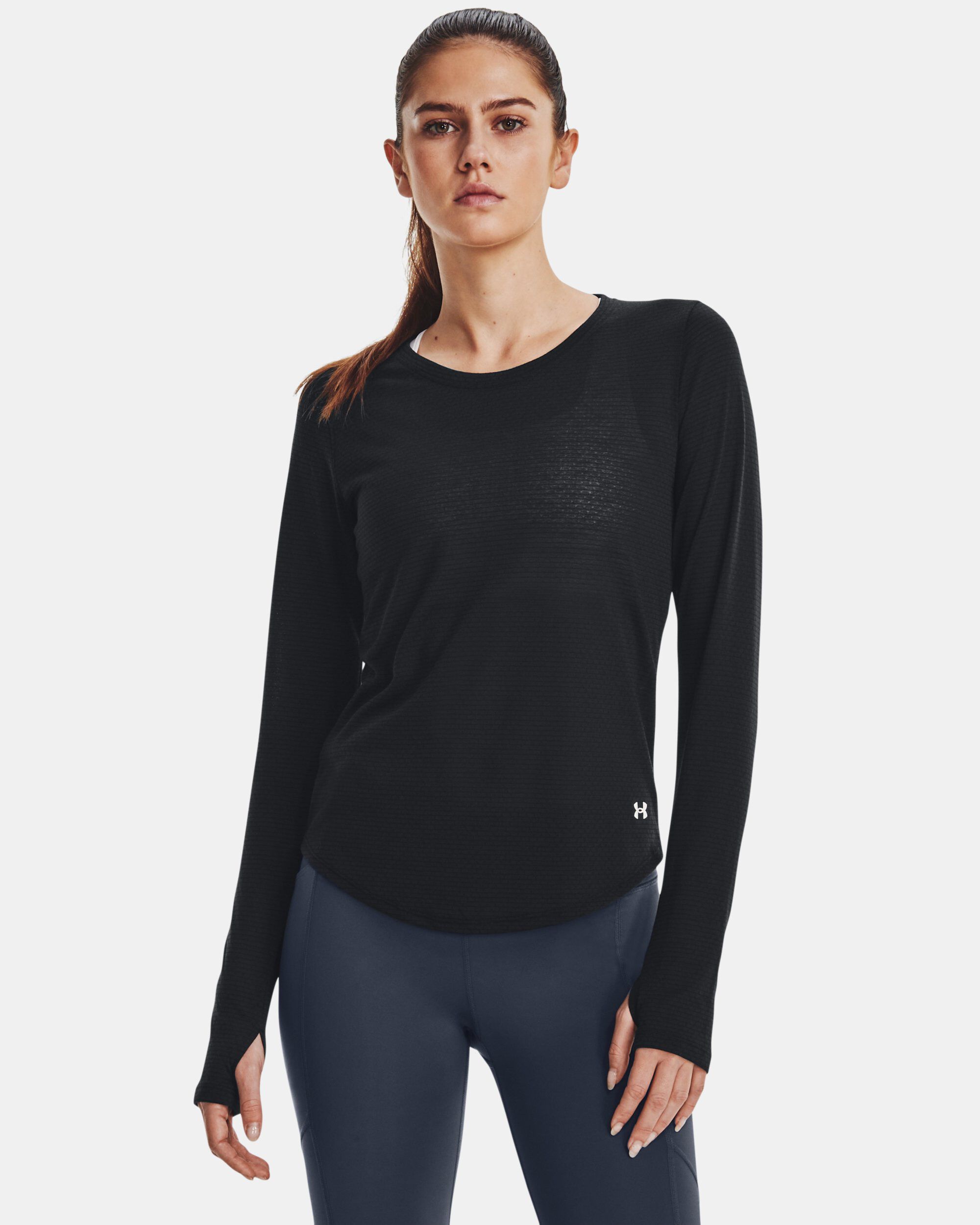 Under armour long sleeve outlet women's