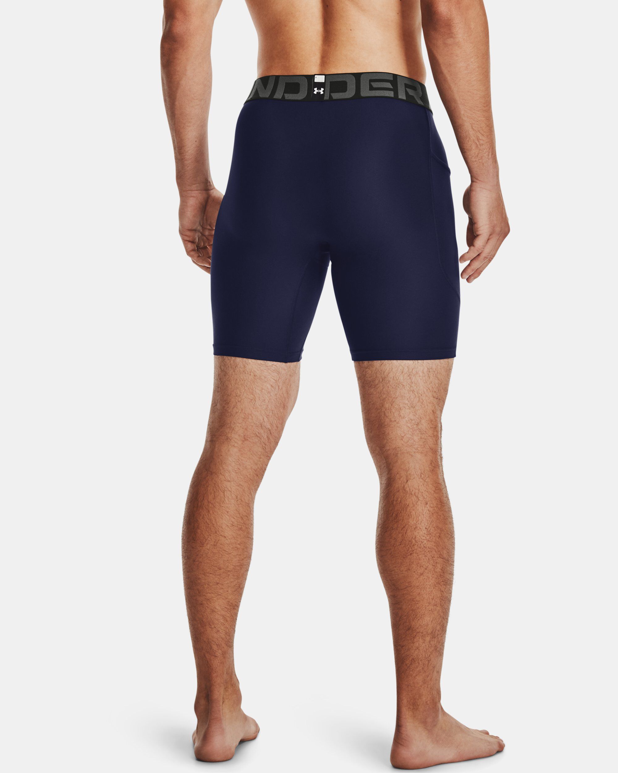 Navy blue compression shorts clearance