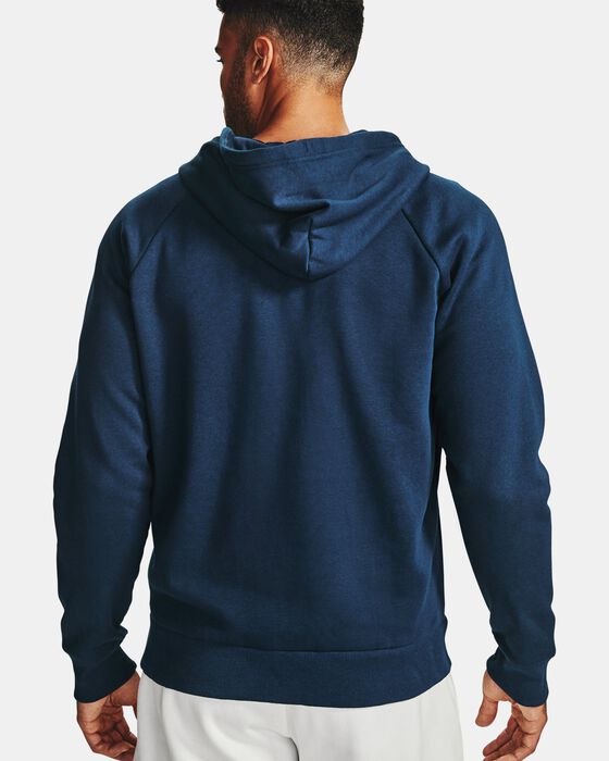 Men's UA Rival Fleece Full Zip Hoodie image number 1