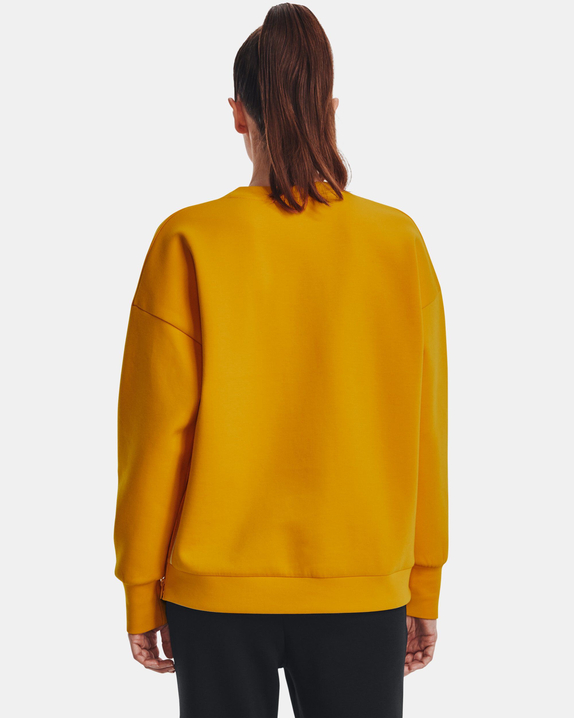 Oversized yellow hot sale crew neck