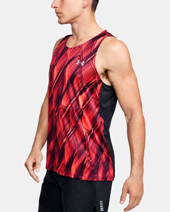 Men's UA Qualifier Iso-Chill Printed Singlet image number 3