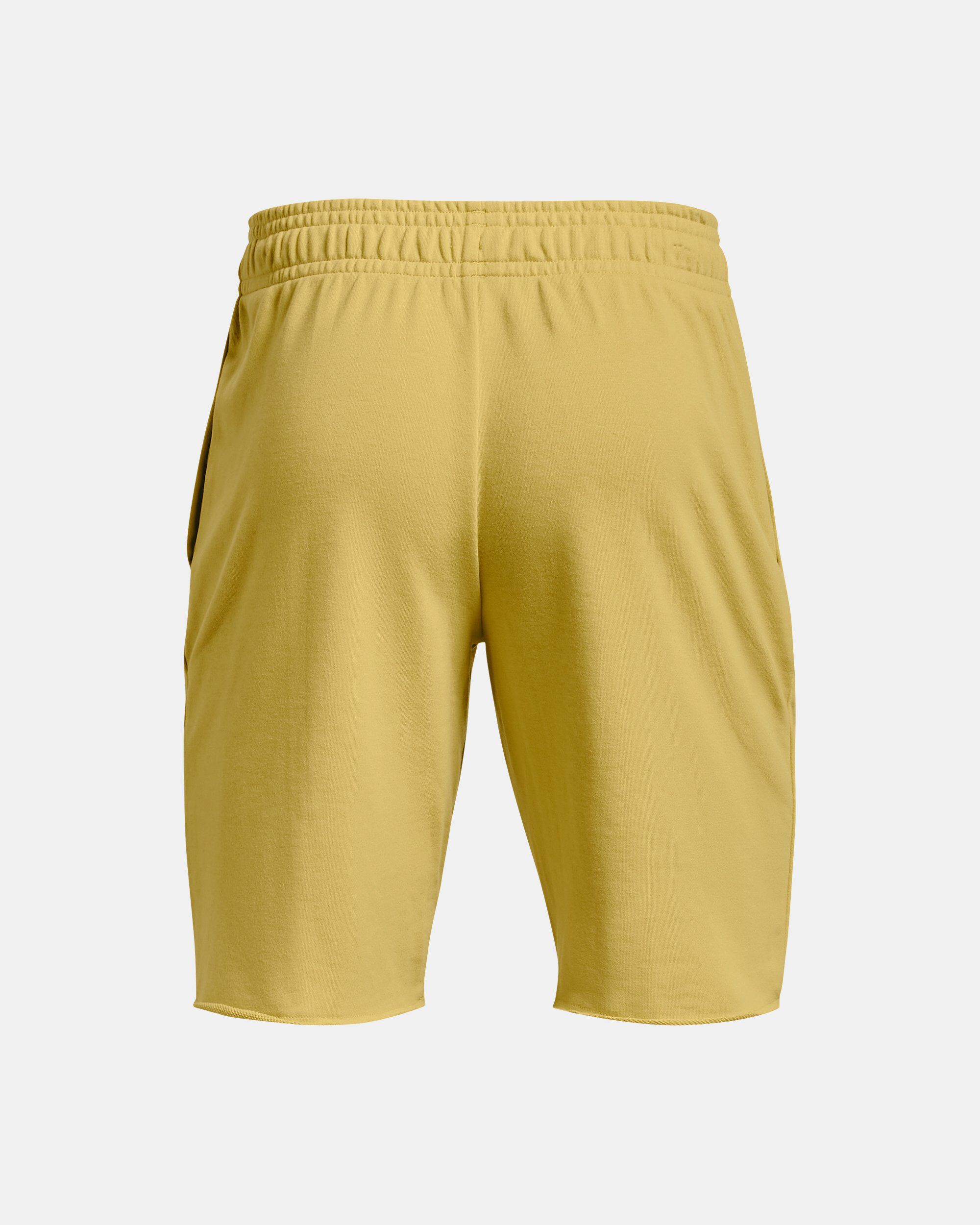 Buy Men s Project Rock Terry Shorts Yellow in Dubai UAE Under Armour