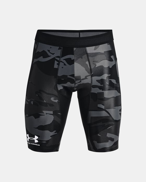 Buy Men's UA IsoChill Compression Print Long Shorts Black in Dubai