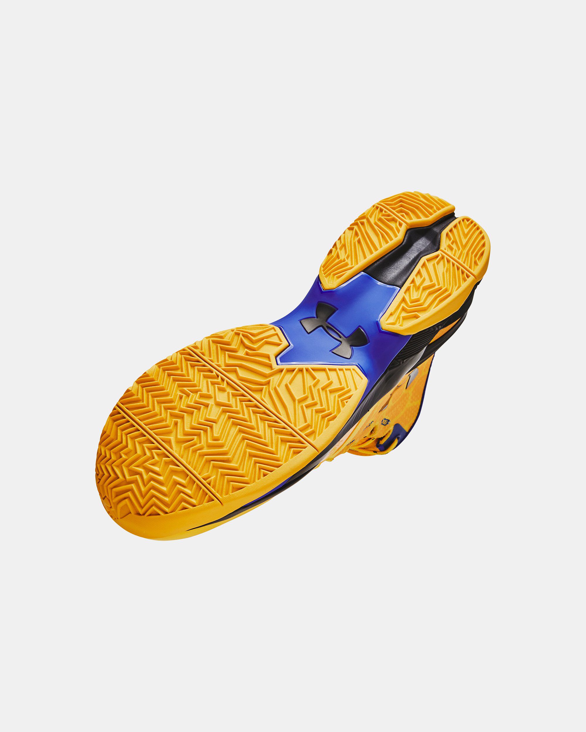 Under Armour Unisex Curry 2 Bang Bang Basketball Shoes Yellow in