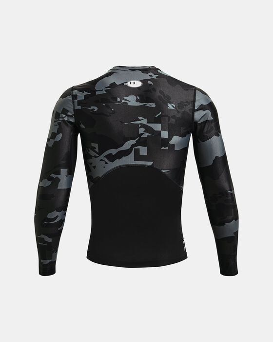 Men's UA Iso-Chill Compression Printed Long Sleeve image number 6